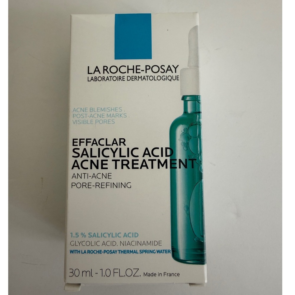 La Roche-Posay Effaclar Salicylic Acid Acne Serum Niacinamide Pore Care New - Picture 2 of 6